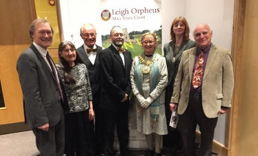 Sir David attended a LOMVC concert